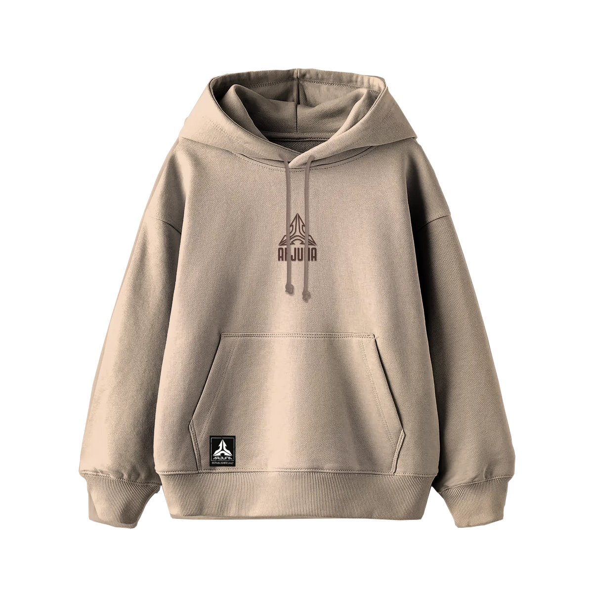 Arjuna - Logo Hoodie (Beige)