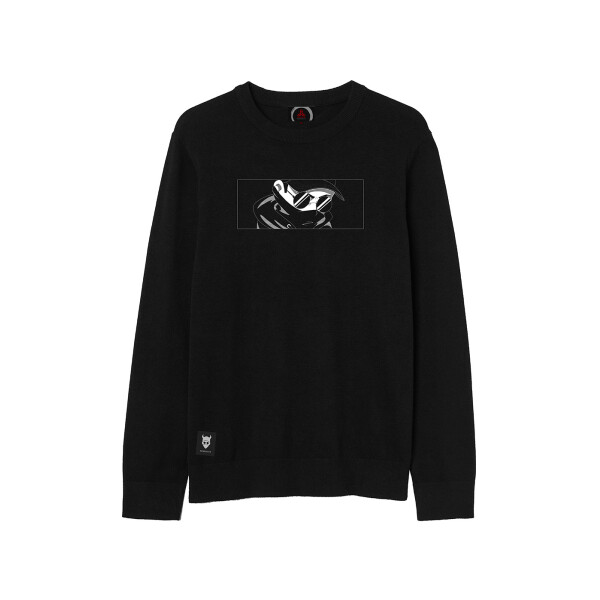 Raportagen Relaxed Fit Sweatshirt - Anime black S