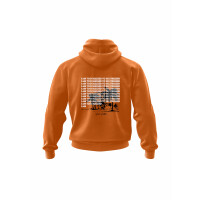 Sam Sillah Hoodie - Too Blessed orange XL