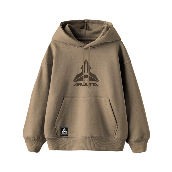 Arjuna Hoodie - OG Logo emb warm grey